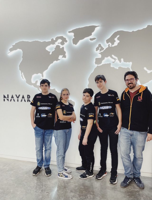 Nayar patrocina al equipo IQ MAKER’S de Castellón, que compite en el Campeonato Mundial de Robótica VEX en Dallas, EE. UU.